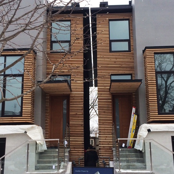 Modern Twin Houses at Mt. Pleasant and Eglinton